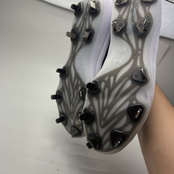 Under Armour Womens Glyde Metal Softball Cleat 3024328-001 Black Size 9.5 - Picture 6 of 10